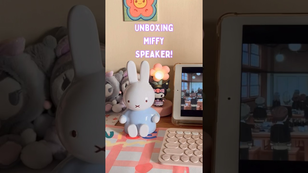 Unboxing Bluetooth Speakers in cute Miffy Figurine 💖