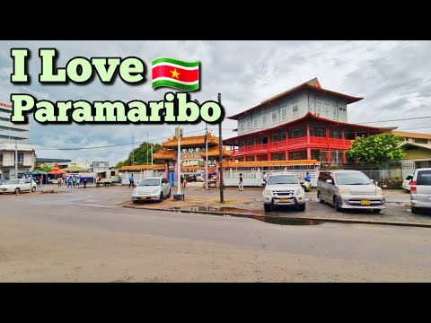 Wlaking Through The Streets of Paramaribo | Suriname 