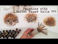 Toilet Paper Rolls 🦔 HEDGEHOG Painting Technique for Beginners ~ ✂️ Maremi's Small Art