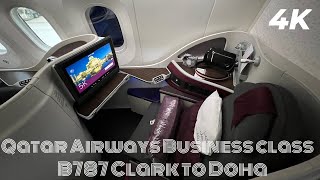 Qatar Airways Business Class | Boeing 787 from Clark to Doha