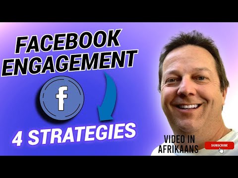 Hoe om klante te kry: 4 Facebook strategieën om deelname te verhoog (video in Afrikaans)