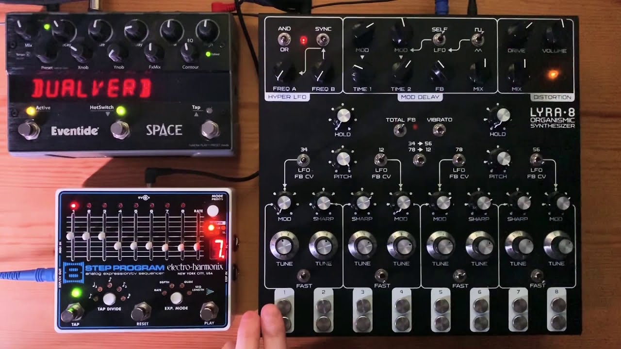 LYRA 8 Melodic Sequencing via CV