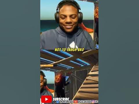 SPEED hold his laught on CRYING KID 🤣#ishowspeed #fortnite #laugh - YouTube