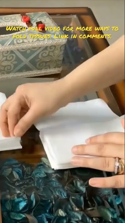 How to set tissue paper #shorts