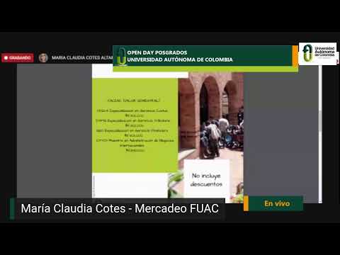 OPEN DAY POSGRADOS FUAC