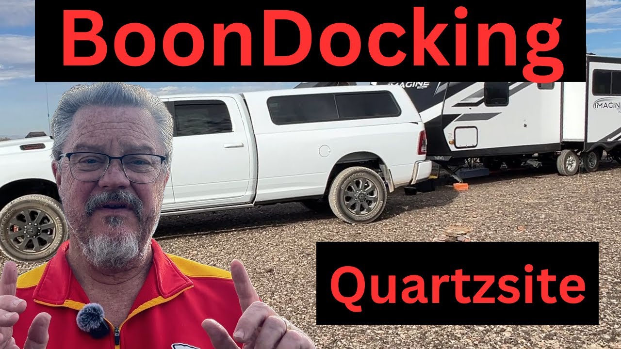Жизнь вдали от цивилизации в Кварцсайте, Аризона | Отдых на природе в автодоме
