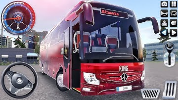 Mercedes Coach Bus Road Driving - Bus Simulator : Ultimate #15 - Android GamePlay