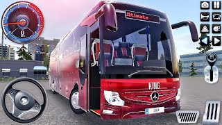 Mercedes Coach Bus Road Driving - Bus Simulator : Ultimate #15 - Android GamePlay screenshot 2