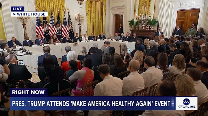 Pres. Trump holds White House event after release of RFK Jr.-led report on chronic disease