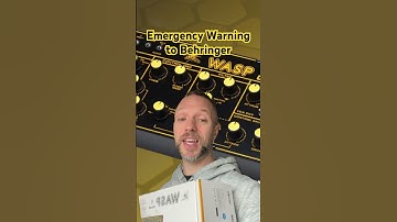 🚨 BEHRINGER MAJOR NEW WARNING 🚨 👀 Behringer Wasp #behringer #synthesizer