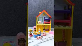 Satisfying with Unboxing &amp; Review Cocomelon Happy House Toys ASMR #shorts #cocomelon #toys #asmr