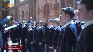 Aachener Domchor "Jubilate Deo" László Halmos (Karlspreis-Verleihung Rom 06.05.2016)