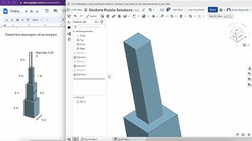 Onshape Part Studio Puzzle: Skyscraper