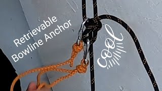 How to Rig a Retrievable Rappelling Anchor | Bowline