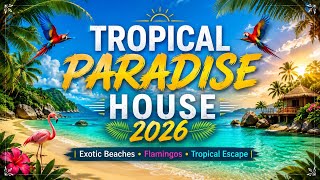 🦜 TROPICAL PARADISE HOUSE 2026 🦜 | Exotic Beaches • Flamingos • Tropical Escape
