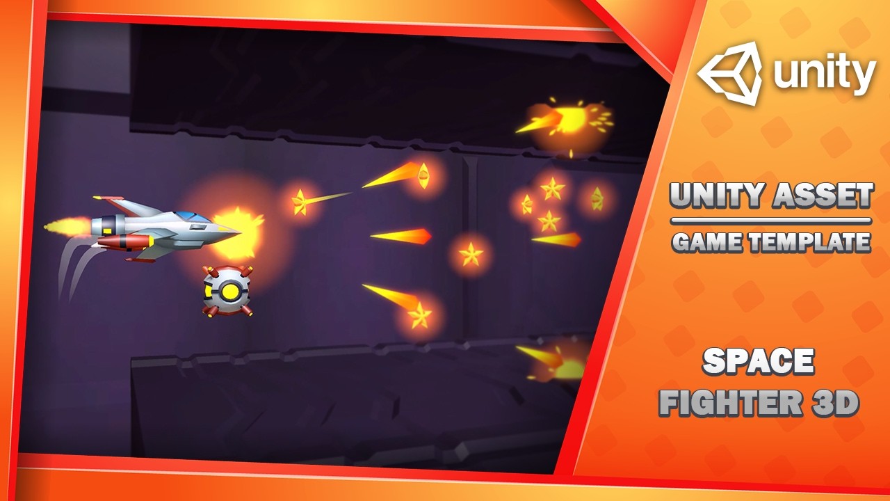 Space Fighter 3D - Game Template, video preview 4