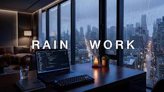 Deep Focus Music — Rainy Window for Coding & Mental Flow