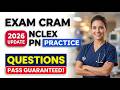Pass Your 2026 NCLEX PN Exam on the First Try - Official Practical Nurse Practice Test