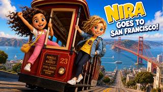 🇺🇸 Nira Explores San Francisco! Golden Gate Bridge, Cable Cars &amp; Sourdough Bread Bowls