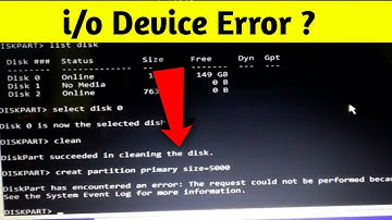 How to Fix  I/O Device Error in Windows 10?