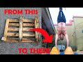 From pallet to parallettes | Diy Calisthenics workout project