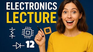 Electronics - Lecture 12 | OP-AMP (integrator , differentiator) - مكبر العمليات كدالة تكامل و تفاضل