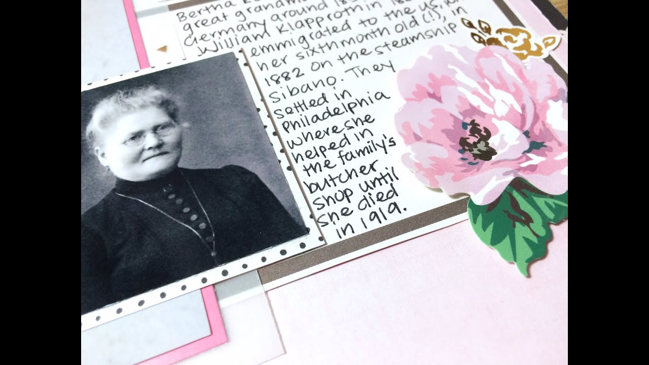 My Heritage Scrapbook: Bertha