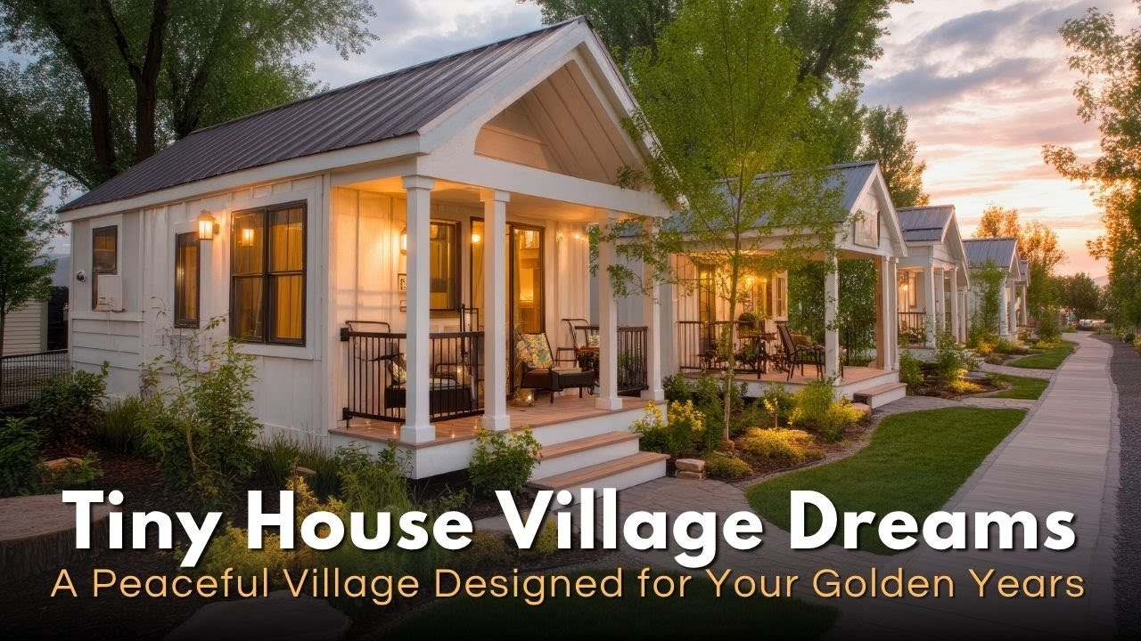 Tiny House Village Dreams: Building a Modern Farmhouse Community for Retirement