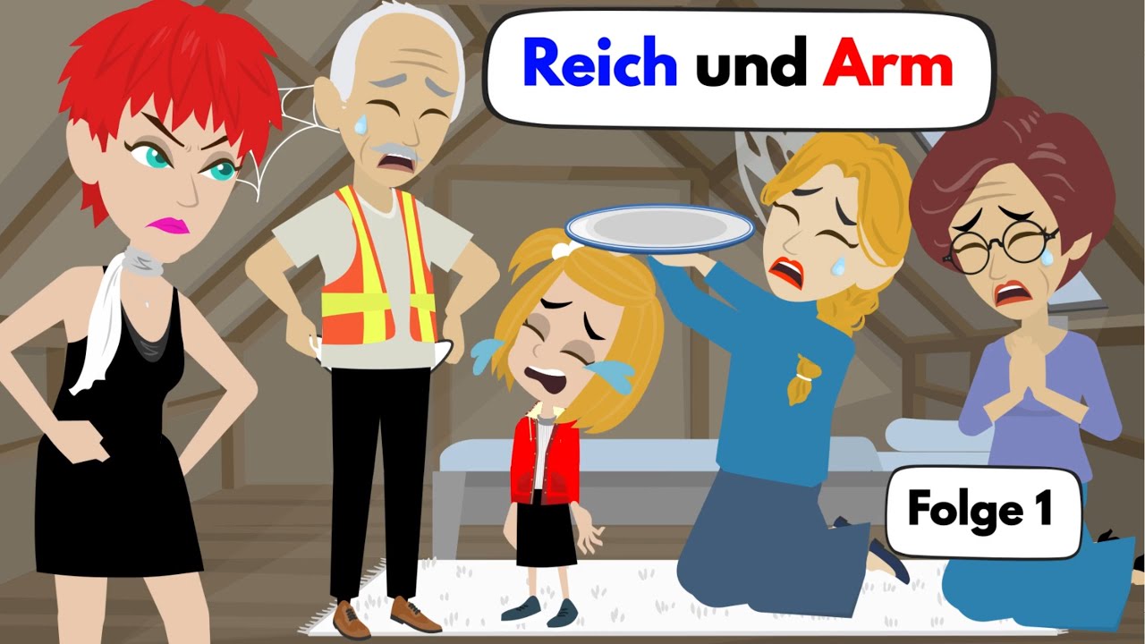 Новая история: Богатые и бедные 💰🥺 Эпизод 1 | Учите немецкий