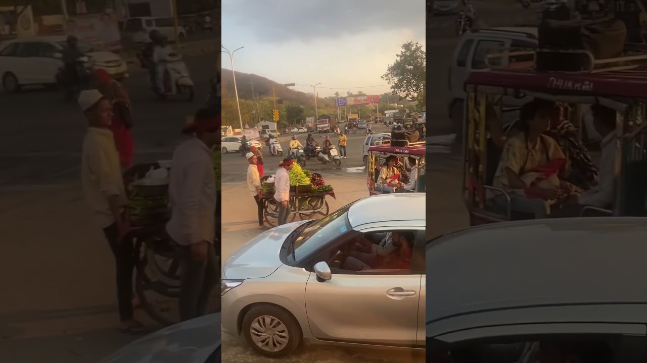 American experiences Indian traffic