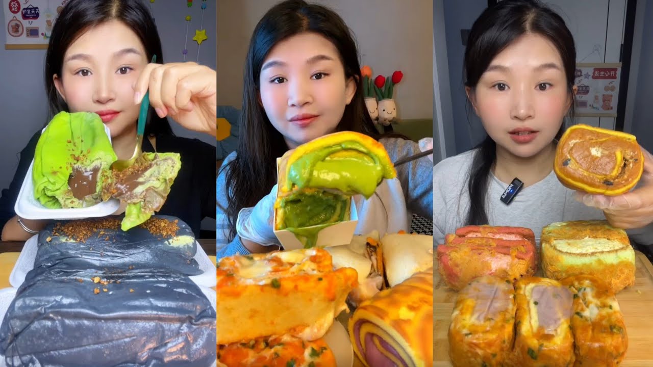 Asmr Challenge Cake 🍰🎂 Dessert 🎂 Chocolate 🍫 Tiramisu cheesecake Mochi