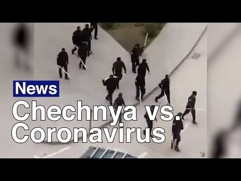 Chechen Police Use Batons to Enforce Coronavirus | The Moscow Times