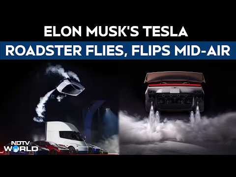 Elon Musk's Tesla Roadster Flies, Flips Mid-Air Using SpaceX Tech: Science Explained