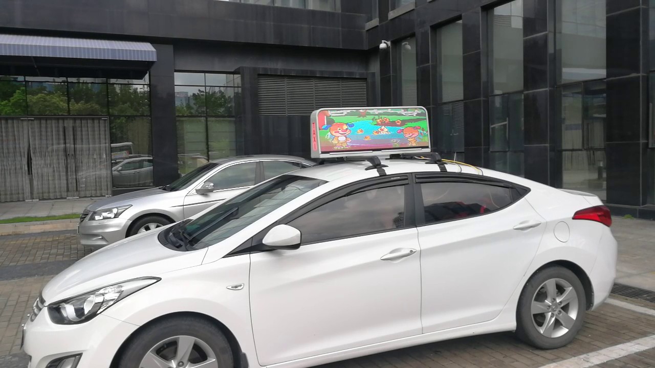 3.33 mm taxi roof led screen