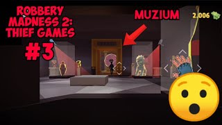 Merompak muzium 😯 ( Robbery Madness 2: Thief Games ) - Part 3 - [ Easy Mode ] screenshot 5