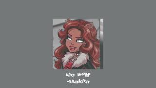 She Wolf-Shakira (Sped Up+Reverb)