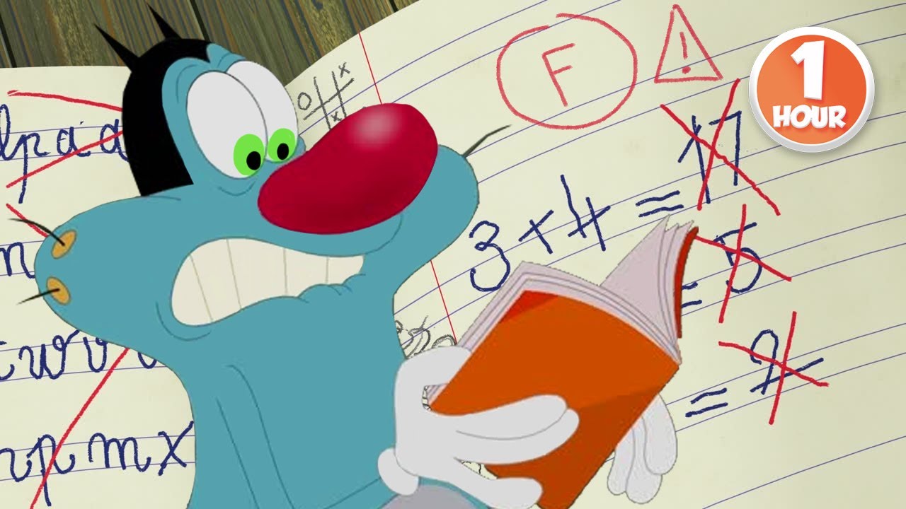 Is Oggy a Good Student? | OGGY TV | 1 Hour Compilation | New Episodes in HD