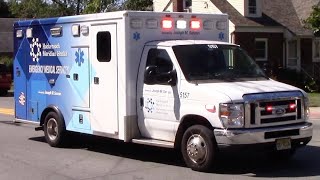 Hackensack Meridian Health BLS Ambulance 5157 And Bergen County Sheriff 615 Responding 9-19-20