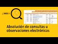 OSCE absoluciones de consultas electrónicas de las contrataciones