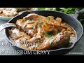 Thrifty Jiffy Pork Chops in Mushroom Gravy - One Pan