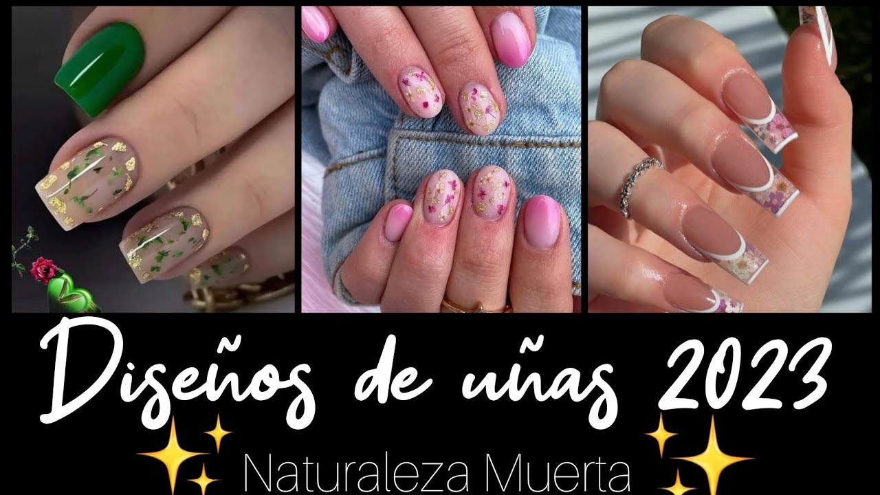DISEÑOS DE UÑAS 2023💅 naturaleza muerta #nails #acrylic #trendsnails  #trendsnails #diseñosdeuñas 