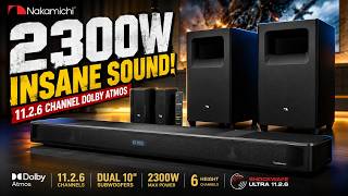This 2300W Dolby Atmos Soundbar Shook My Entire House | Nakamichi Shockwafe Wireless Soundbar System