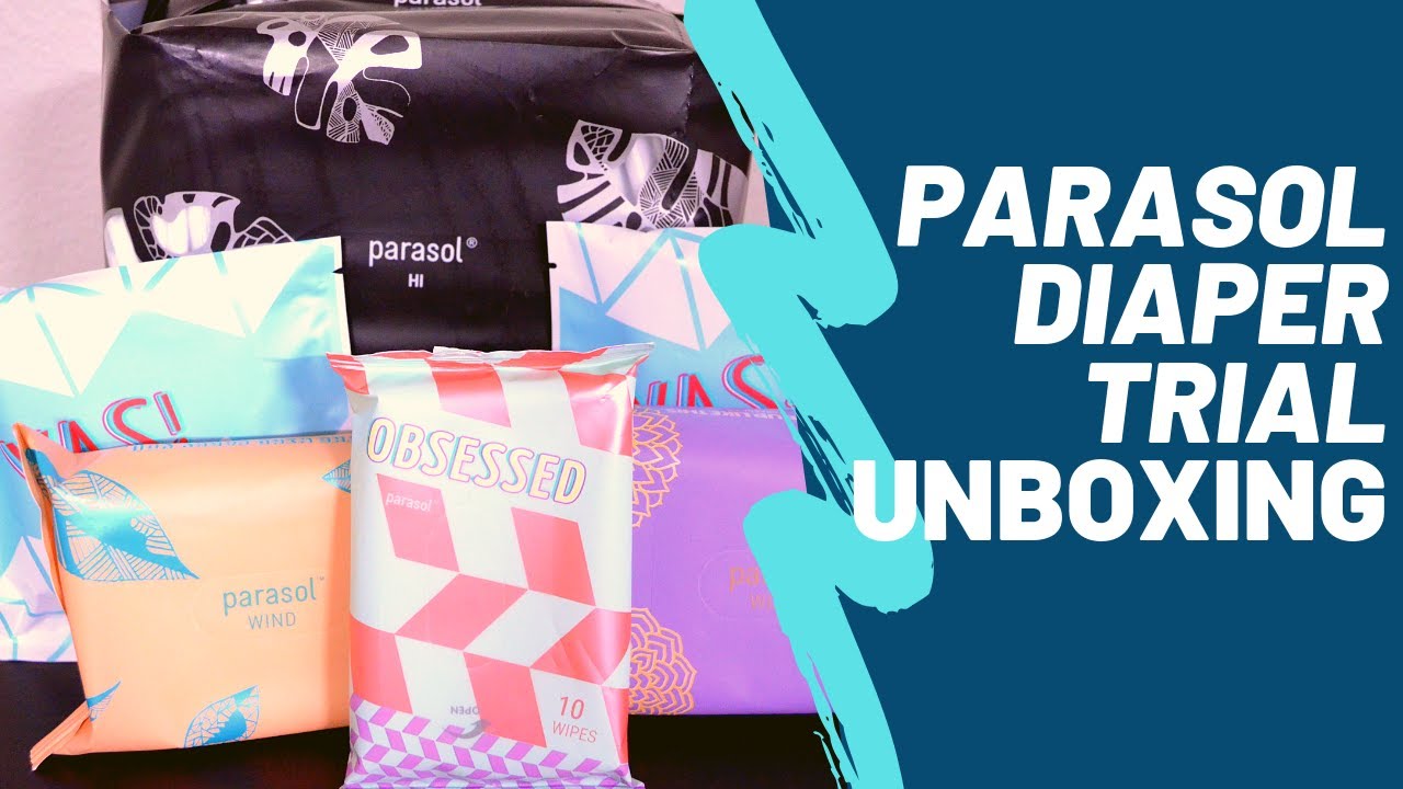 PARASOL CO Diaper Trial Unboxing | 50% OFF