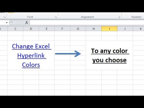 วีดีโอ: วิธีเปลี่ยนสีของไฮเปอร์ลิงก์