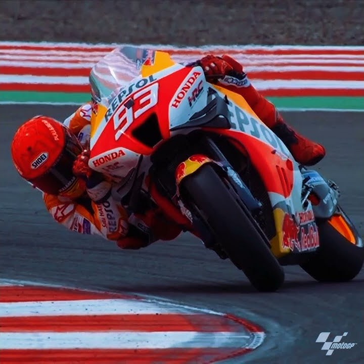 Sideways Marquez in Mandalika #IndonesianGP