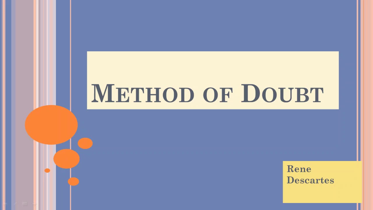 essay on method of doubt