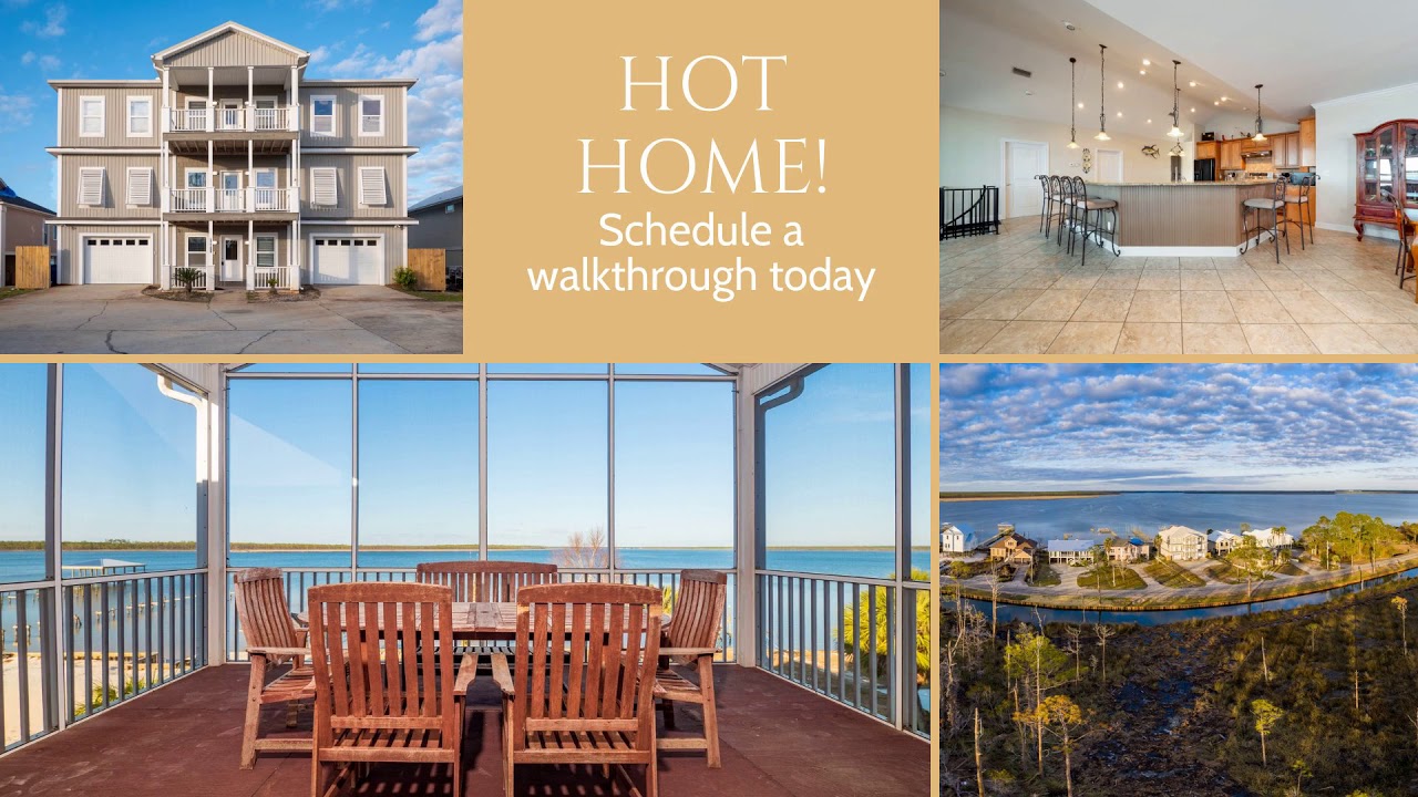 HOT WATERFRONT HOME IN ORANGE BEACH ALABAMA!