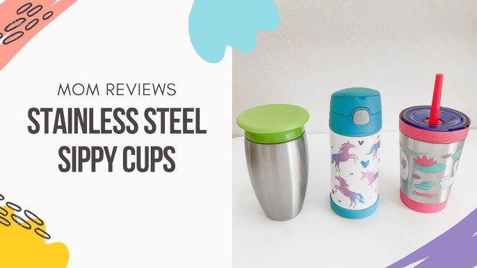 Cupkin Kids Cup - The Original 8 oz Stackable Stainless Steel Kid