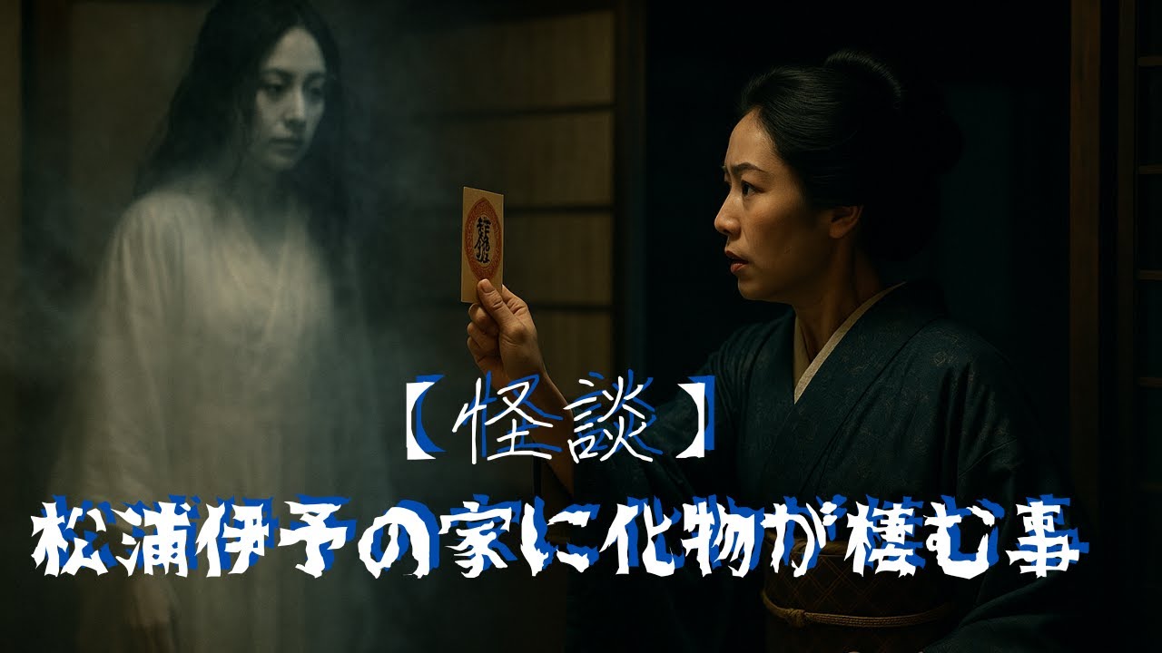 【怪談】松浦伊予の家に化物が棲む事｜実話怪談朗読・心霊・怖い話・諸国百物語より