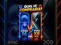 QUAL VC COMPRARIA ? IPHONE 16 5G VS POCO X8 PRO 5G #video #poco #celular